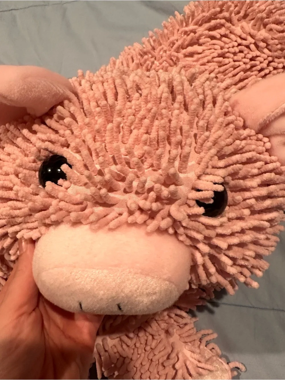 - Soft Chenille wash met pink pig dog costume